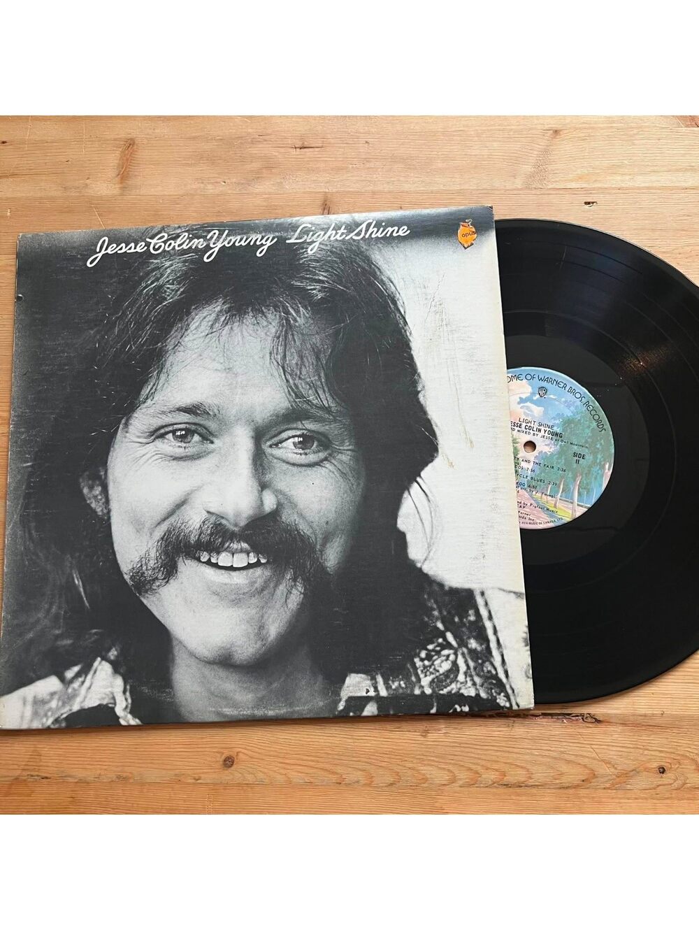Jesse Colin Young - Light Shine 33rpm VG+ VR02